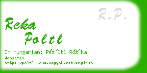 reka poltl business card